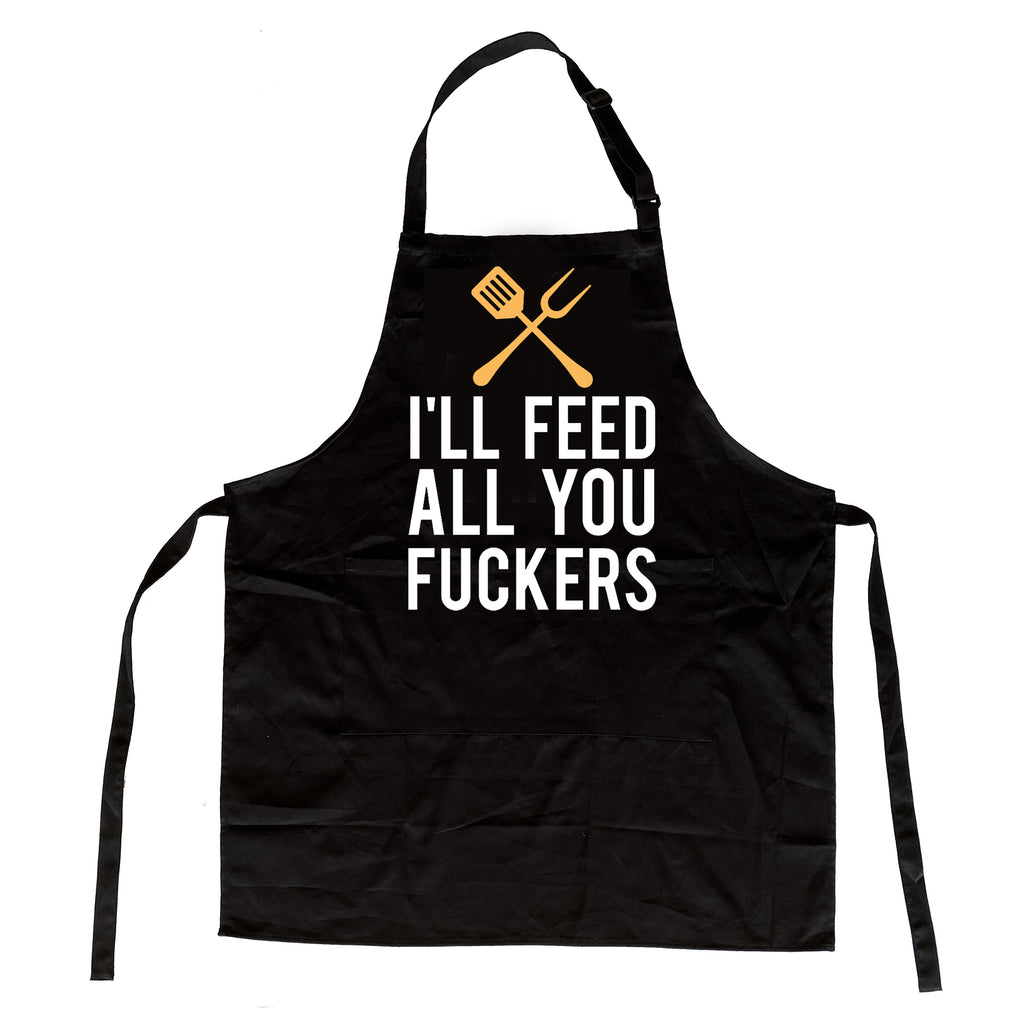 Booze-Infused BBQ Sauce Plus A "I'LL FEED ALL YOU ....." Apron