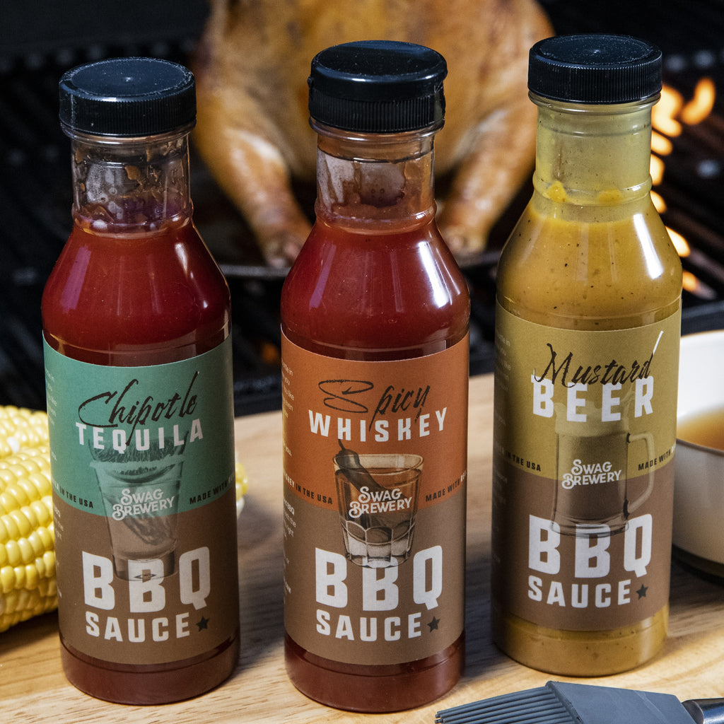 Booze-Infused BBQ Sauce (3-Pack)
