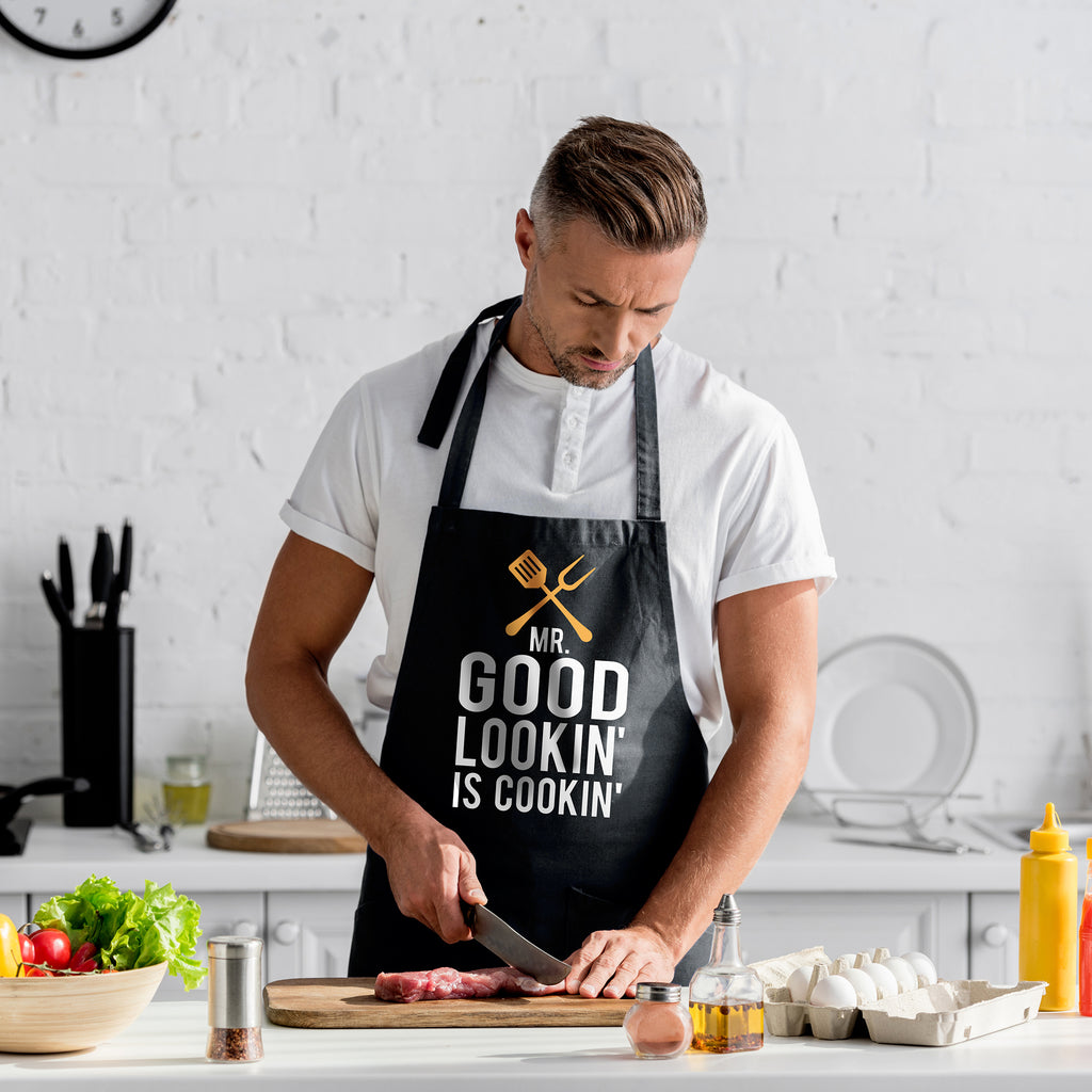 Booze-Infused BBQ Sauce Plus A " MR GOOD LOOKIN' IS COOKIN' " Apron