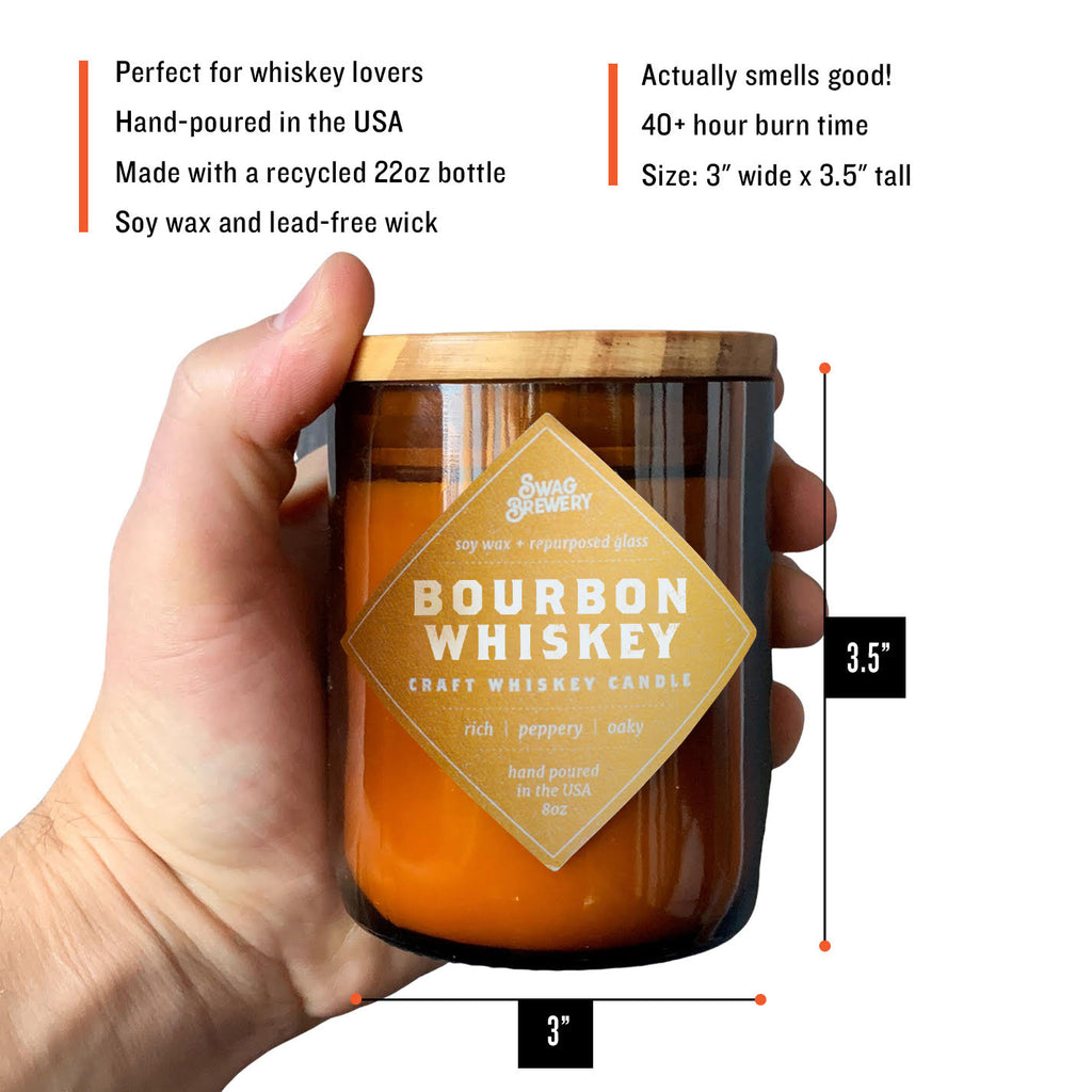 Brew Candle 3-Pack (Hoppy IPA + Bourbon Whiskey + Vintage Merlot)