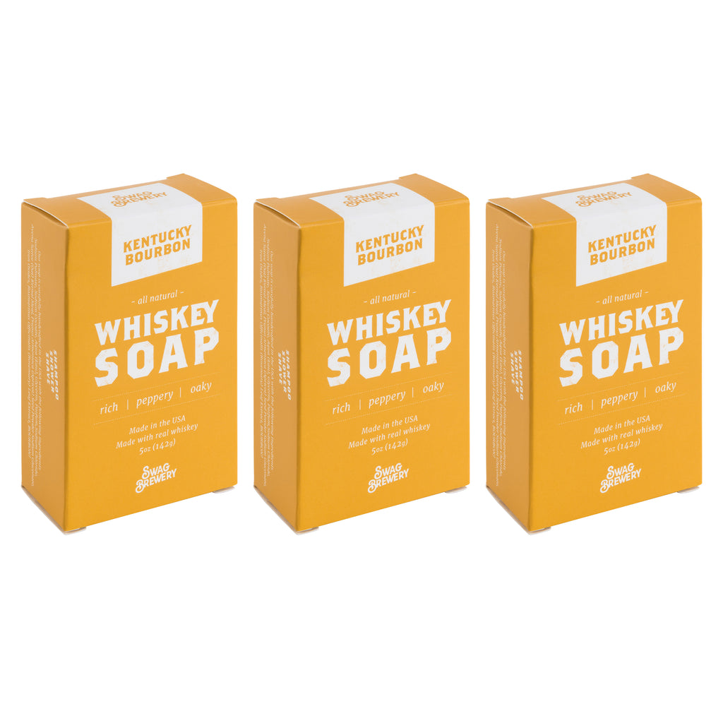 Whiskey Soap (Kentucky Bourbon) - 3-PACK