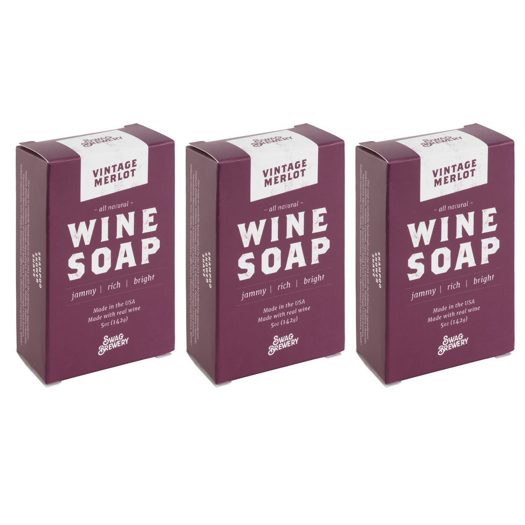 Wine Soap (Vintage Merlot) - 3-PACK