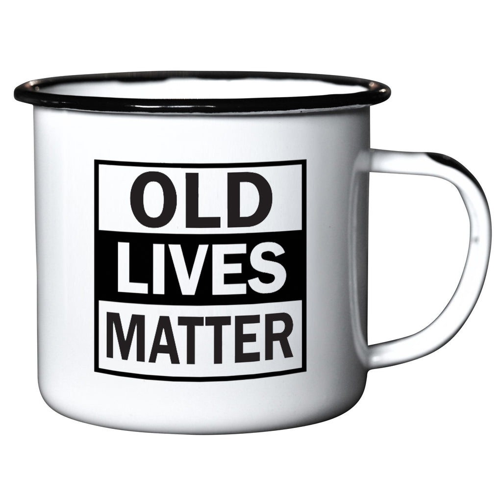 Old Lives Matter - Enamel Campfire Mug