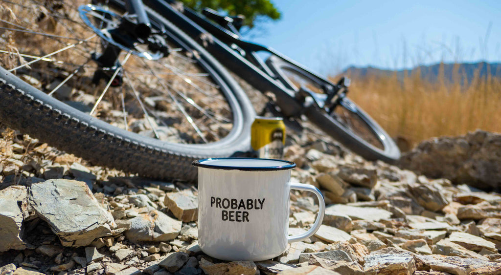 Probably Beer - Enamel Campfire Mug