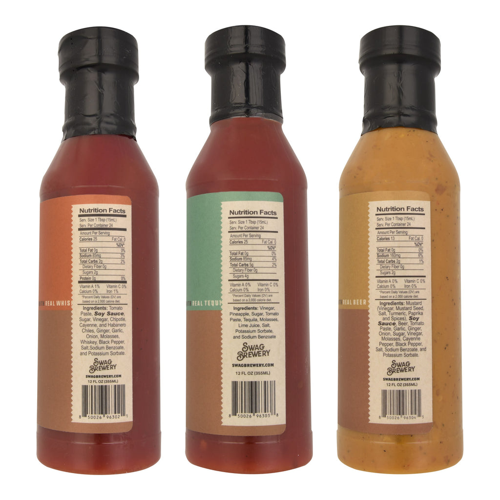 Booze-Infused BBQ Sauce (3-Pack)
