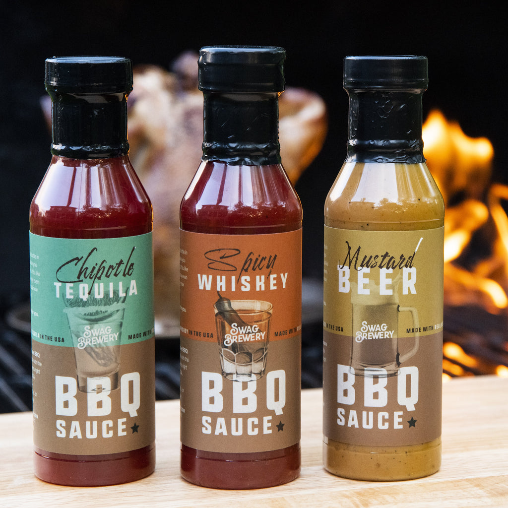Booze-Infused BBQ Sauce (3-Pack)