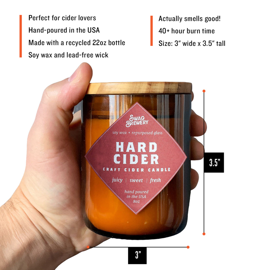 Brew Candle 3-Pack (Breakfast Stout + Hard Cider + Vanilla Porter)