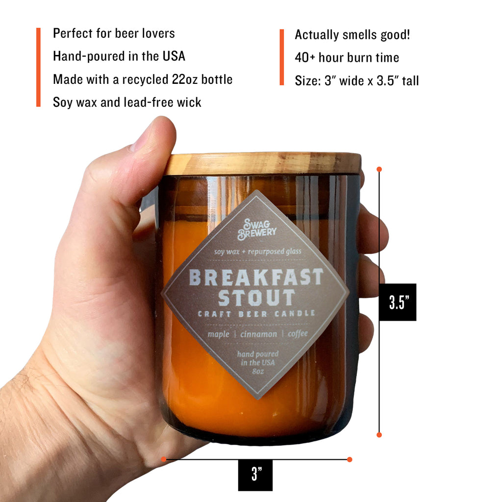 Brew Candle 3-Pack (Breakfast Stout + Hard Cider + Vanilla Porter)