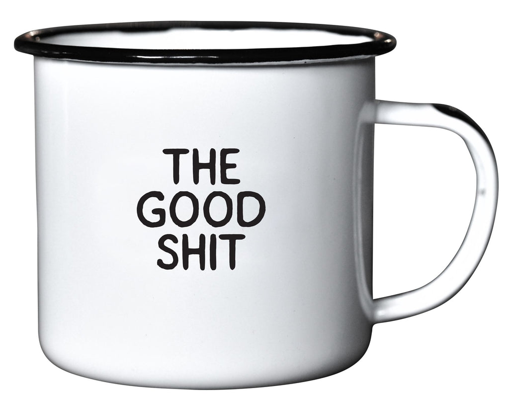 The Good Shit - Enamel Campfire Mug
